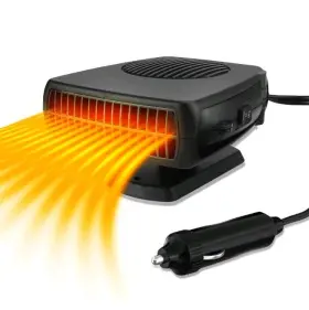 Lj-006 Much Car Defroster Portable Heater 12v Demister 200w Plugs Into Cigarette Lighter