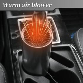 Mwmt Mwad-1133 Car Heater Defogger Cup Shape Auto Warm Air Blower Fast Defroster Windshield 12v