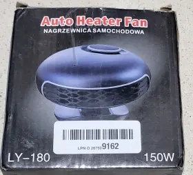 Ly-180 Nagrzewnica Samochodowa Ly-130 Pre-loved Auto Heater Fan - Model Still In Box Please Look At All Photo