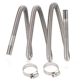 Negyy Negyy-4369-200cm 200cm Stainless Steel Spiral Diesel Heater Exhaust Hose-universal 2.5cm Id Ve