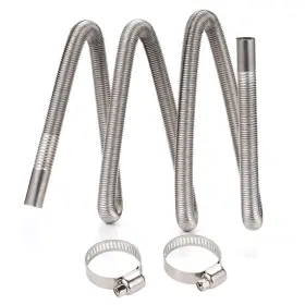 Negyy-4369-200cm Negyy 200cm Stainless Steel Spiral Diesel Heater Exhaust Hose-universal 2.5cm Id Ve