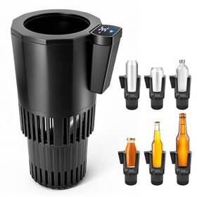 Neogo Ng-jk2263-fba Auto Cooling And Heating Can Cooler For Car Cup Holder With Insulation Black