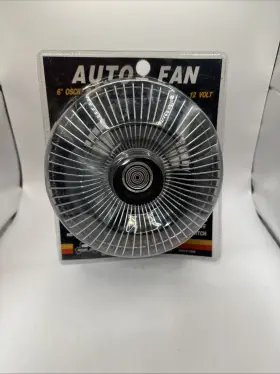 7509 Newark Auto Nos Vintage 12 Volt Mini Car Oscillating Fan Truck Boat Rv 6 Inch