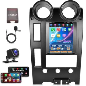 A7811a3080h1mi2 Nhopeew 2 64g Android 13 Car Radio For Hummer H2 2002-2007 - Wireless Apple Carplay