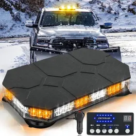 42-93aw Nilight Roof Top Led Strobe Light Bar With Control Panel For Truck Tractor Snow Plow