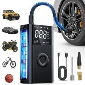 150p Nilight 840323919180 Tire Inflator Portable Air Compressor Battery Rechargeable 12vdc
