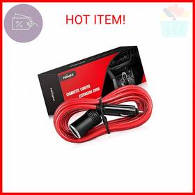 Nilight Ml091811 10003w 14 Ft Male-to-female Extension Cord Cable Heavy Duty 12v/24v Car