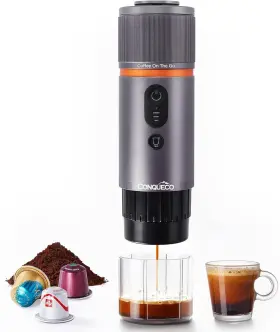 Co-cp023 Nobrand Portable Espresso Machine 12v Car Coffee Maker 2.5m Heat 8 Cups Per Charge