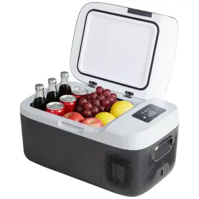 Olixis 751074098003 Portable Car Refrigerator 17 Quart Electric Cooler 4 F To 68 With Bluetooth