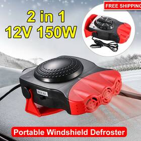 Paddsun 883148208114 Red Car Heater - Fast Warming Winter Mornings Defrost Windows And Commutes