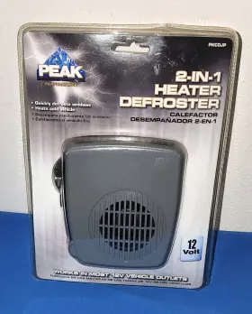 Peak Performance 074804018295 2 In 1 Portable Heater And Defroster For Car / Truck 12v