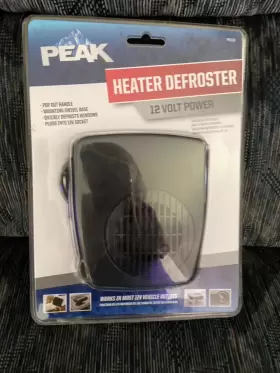 Pkco15 Peak New 12v Car Truck Window Heater Defroster Black