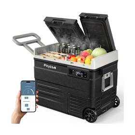 Pitycbo Pc-ud55 Car Refrigerator 12v Portable Fridge For Auto 53 Quart Dual Zone Freezer