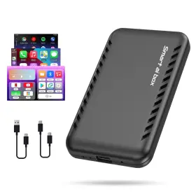 Qm8-x01 Playaibox Magic Box 4 In 1 Wireless Carplay Android Auto Screen Mirror Youtube Netflix