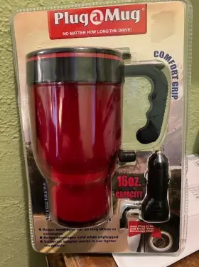 Plug A Mug 700629001708 Smart While Driving Car Keep Beverage Hot Plug/cord New Coffee Warmer