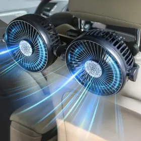 Poraxy 673169997315 Car Fan 12v/24v Fans That Blow Cold Air Cooling For Backseat F