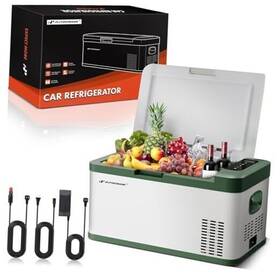 Premiumpartswhosale Appcf002 Portable Car Fridge Refrigerator Cooler -4 F 68 Freezer 21qt/20.1l