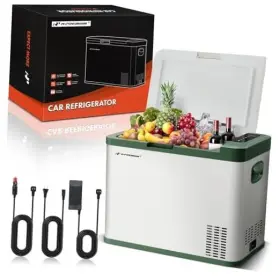 Appcf004 Premiumpartswhosale Portable Car Fridge Refrigerator Cooler -4 F 68 Freezer 37qt/34.9l