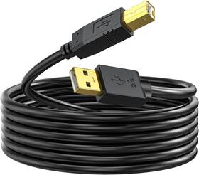 Printer Cable 1100408519 25 Ft Usb Cord Type A-male To B-male