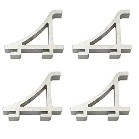 Fsclipa-4 Pzrt 4pcs Freezer Shelf Clip Aluminum Refrigerator Fridge Cooler 28x23mm