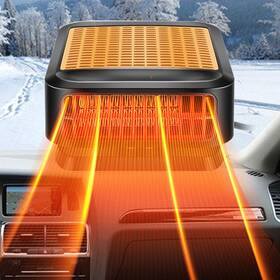 Qepjo 716523434993 Car Heaters For Vehicle 12v 200w Fast Heating And Cooling Portable Ca