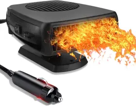 12-200w-sbj-now-12k-a-s Qidoe 200w Car Heater 12v Portable Windshield Defroster With Heating/cooling Fan