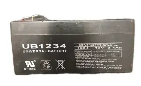 Ub1234 Raion Power 12v 3.4ah Universal Battery