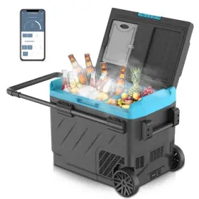 Dccr50l-us Renogy Car Refrigerator Portable Fridge With 53 Quart 50l For Camping Travel Rv