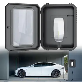 Cdx-007 Rivenfan Weatherproof Outdoor Charger Station Box Mount For Tesla Gen 3 Chargers
