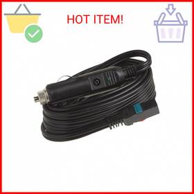 Roadpro 045464100705 Rp-255 10ft Universal Thermoelectric 12v Power Cord Black