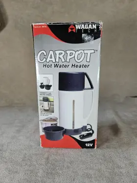 Roadpro 084367098788 Wagan Tech 12-volt Carpot Hot Water Heater Door Window Mount New In Box Nos