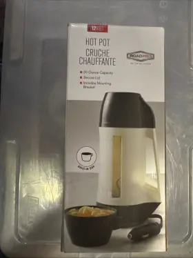 5021 Roadpro 95 Hot Pot Cruche 12v 12-volt 20oz Electric Thermos