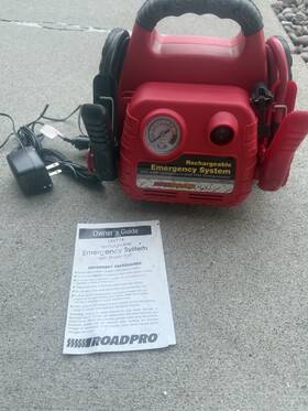 Roadpro Rpat-774 803173458476 Emergency Jump Starter With Inflator