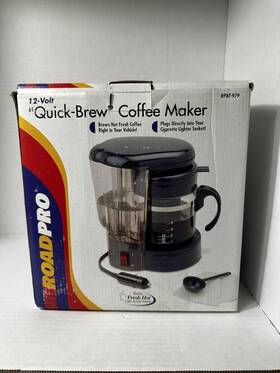 Roadpro Rpat-979 Road Pro 12v Car/truck/vehicle Cigarette Lighter Coffee Maker Quick Brew