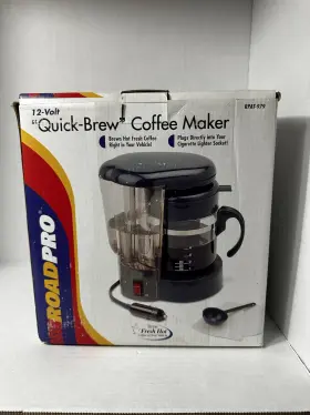 Rpat-979 Roadpro Road Pro 12v Car/truck/vehicle Cigarette Lighter Coffee Maker Quick Brew