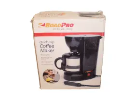 Rpsc784 Roadpro Road Pro 12 Volt Portable Coffee Maker With Stainless Steel Travel Mug Open Box