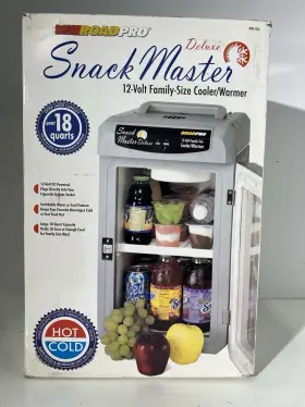 Rpsf-5234 Roadpro 12-volt Snackmaster Deluxe Family Size Cooler/warmer Brand New
