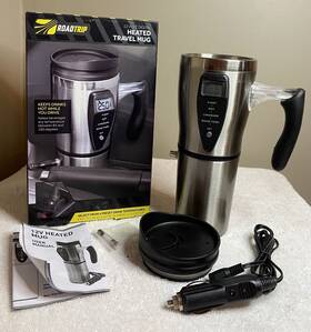 Roadtrip Rt-6354-jb Heated Travel Mug 12volt Digital Insulated Drink Warmer Multi Setting