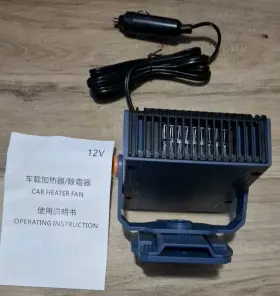 Xf-d5008 Rohs Car Heater 12v 150w Portable Electric Heating Fan And Defroster