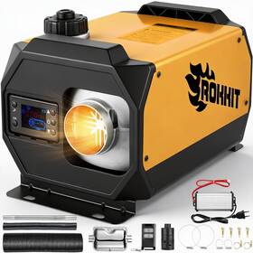 Rokkit 795602451243 Diesel Heater - 12v/110v 8kw All In One Portable Wi