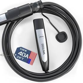 Seguma Ev-ac04001t Ev Charger Extension Cable For Tesla Nacs 40 Amp 21ft 240v 9.6kw