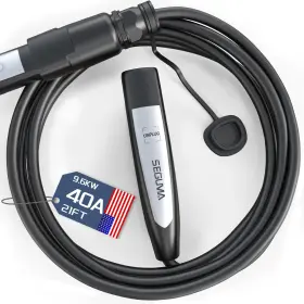 Ev-ac04001t Seguma Ev Charger Extension Cable For Tesla Nacs 40 Amp 21ft 240v 9.6kw