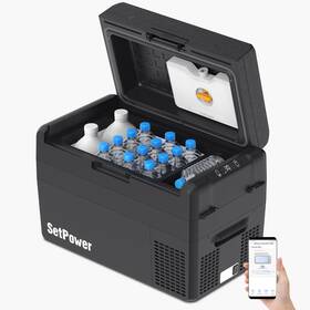 Setpower 11223456323121 Rf25 12v Refrigerator 27 Quart Portable Electric Cooler For Vehicle Car
