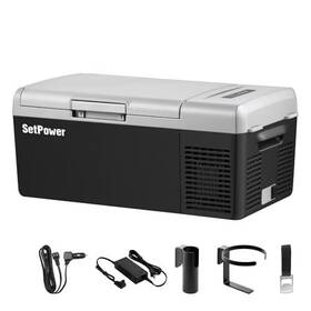 Setpower 850034457369 Fc15 Portable 12v Refrigerator -4 -68 Fast Cooling Car Refrigerato