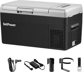 Setpower Fc20 Portable 12v Dc/ac Refrigerator -4 -68 Fast Cooling 21 Quart Freezer
