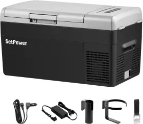 Fc20 Setpower Portable 12v Dc/ac Refrigerator -4 -68 Fast Cooling 21 Quart Freezer