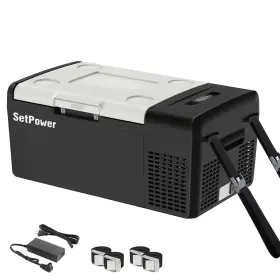 Mc15 Setpower Car Refrigerator Electric Cooler 15l/15.8qt Fridge Portable Fre