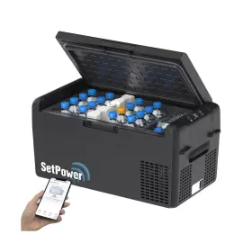 Rf20 Setpower 12v Refrigerator 21 Quart Portable Freezer 50 Hours Backup Cooling E