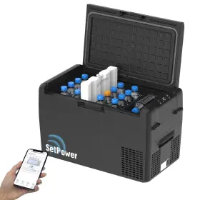 Rf25 Setpower 12v Refrigerator 27 Quart Portable Electric Cooler For Vehicles
