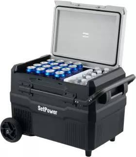 Rv45d-pro Setpower Rv45d Pro 12v Refrigerator Electric Cooler 45 Quart 43l Car Fridge
